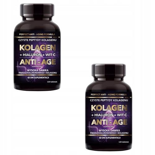 Intenson Kolagen ANTI AGE + hialuron + wit C*120 szt na Arena.pl