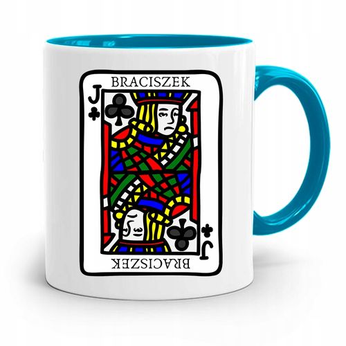 Kubek Błękitny Prezent Dla Brata Brat Jupek Z Nadrukiem Ze Zdjęciem na Arena.pl