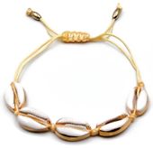 Bransoletka damska z muszelek