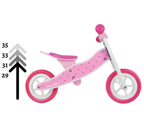 Milly Mally Jeździk 2w1 Cool Hearts na Arena.pl