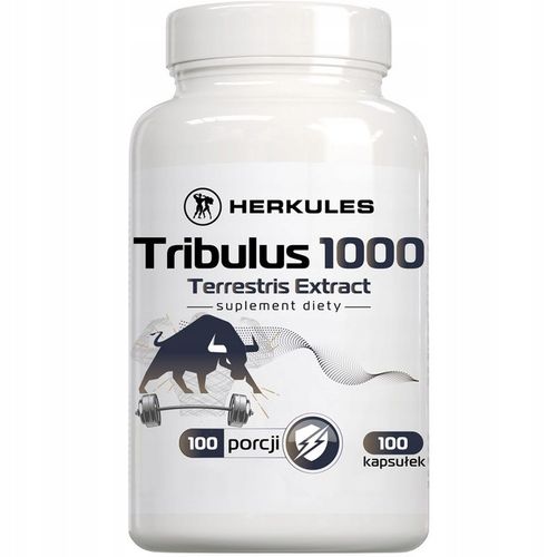 HERKULES Tribulus 1000 Terrestris Extract 100caps TESTOSTERON WIGOR MOCNY na Arena.pl