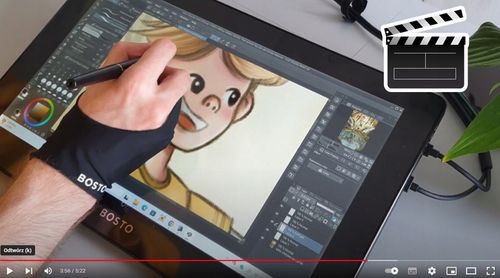 BOSTO BT-16HD 2024 Profesjonalny Tablet graficzny z piórem 16384 st 15,6" na Arena.pl