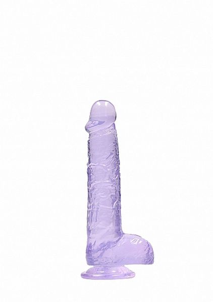 6"" / 15 Cm Realistic Dildo With Balls - Purple zdjęcie 4