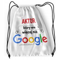 Plecak Dla Aktora Sportowy Szkolny Worek Torba Z Nadrukiem Ze Zdjęciem