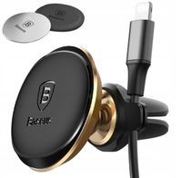 BASEUS UCHWYT SAMOCHODOWY MAGNETYCZNY NA TELEFON DO TELEFONU AUTA KRATKI