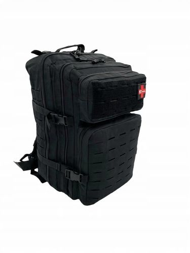 PLECAK WOJSKOWY TAKTYCZNY 45L LASER CUT CZARNY MOLLE MILITARNY TURYSTYCZNY na Arena.pl