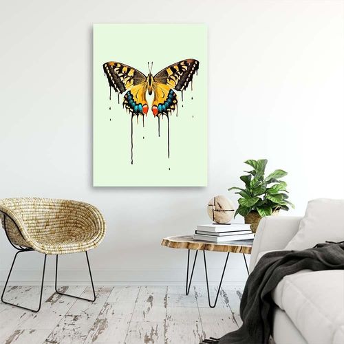 Deco Panel, Malowany motyl 70x100 na Arena.pl