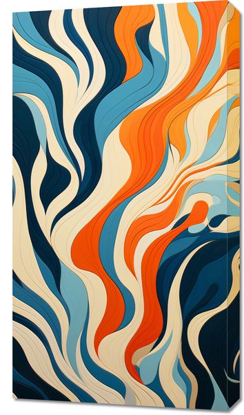 Obraz 50x90cm Oceaniczne Fale zdjęcie 1