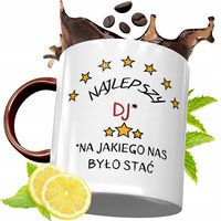 Kubek Bordowy Dla Dja Na Urodziny Prezent Z Nadrukiem Ze Zdjęciem