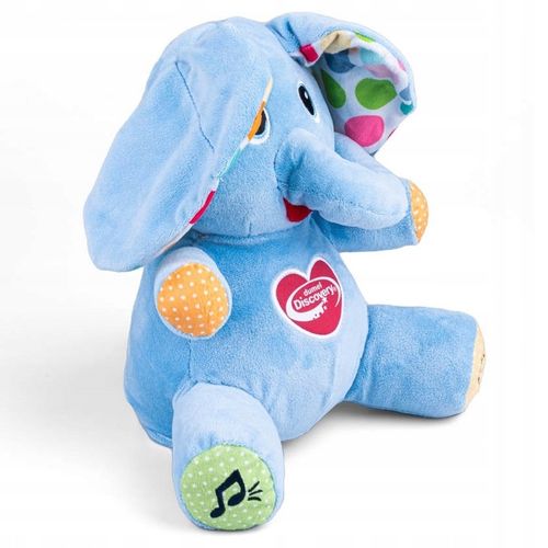 Słoń a kuku interaktywna pluszowa zabawka Dumel Discovery na Arena.pl