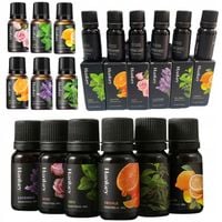 olejki eteryczne zapachowe naturalne aromaterapia zestaw 6szt różne zapachy