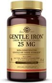 SOLGAR Gentle Iron 25 mg Łagodny związek żelaza diglicynian żelaza 180 kaps