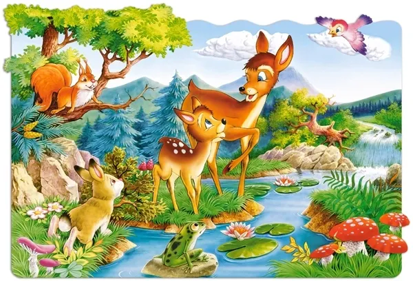Puzzle maxi 20 elementów. Bambi zdjęcie 2