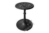 MINI STOLIK E07 - NISKI Z BLATEM KORONKOWYM ŻELIWNY