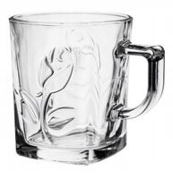 KADAX Szklanka Kubek 260ml Do Kawy Herbaty Wzór