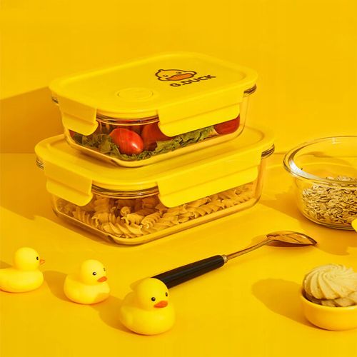 POJEMNIK NA ŻYWNOŚĆ DO PRZECHOWYWANIA SZKLANY ZAMYKANY PUDEŁKO ZACZEPY na Arena.pl