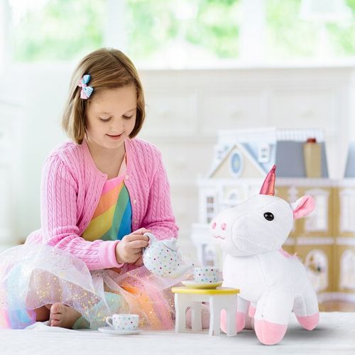 JEDNOROŻEC PLUSZOWY MIEKKI MIĘCIUTKI KONIK PRZYTULANKA PLUSZAK W TOREBCE na Arena.pl