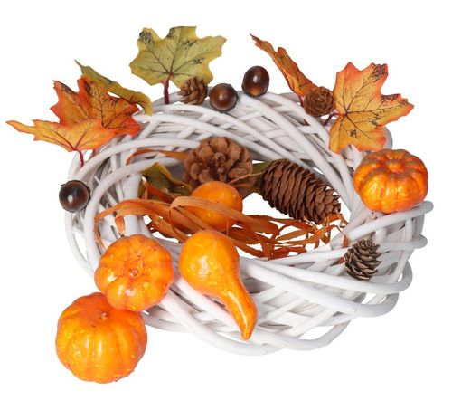 SZTUCZNE DYNIE DYNIA DEKORACJE JESIENNE DUŻY ZESTAW LIŚCIE ŻOŁĘDZIE na Arena.pl