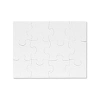Puzzle 18 x 13 cm 12 elementów Sublimacja Termotransfer