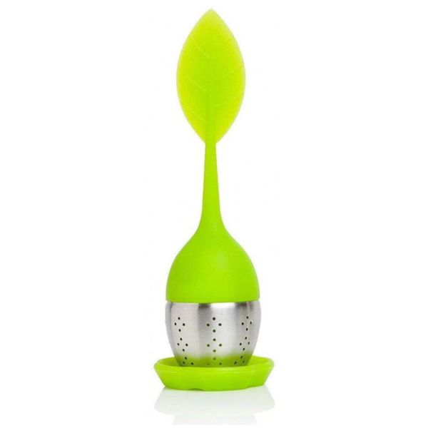 ZAPARZACZ do herbaty - ZIELONY LISTEK zdjęcie 1