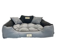 Legowisko Imię Pupila KINGDOG 75x65 Ciemnoszare
