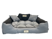 Legowisko Imię Pupila KINGDOG 75x65 Ciemnoszare