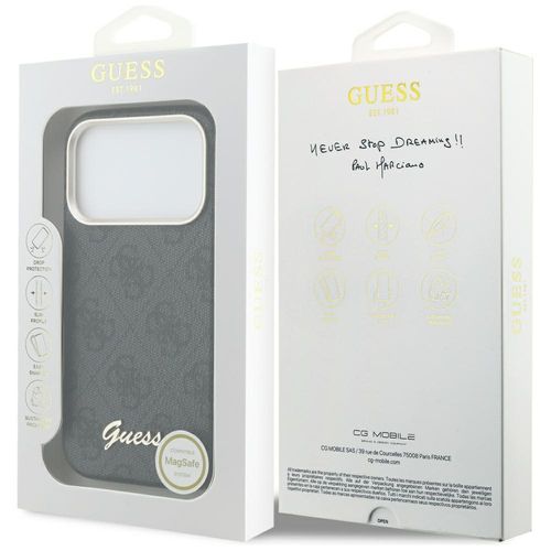 etui guess 4g script magsafe do iphone   17 pro max czarny na Arena.pl