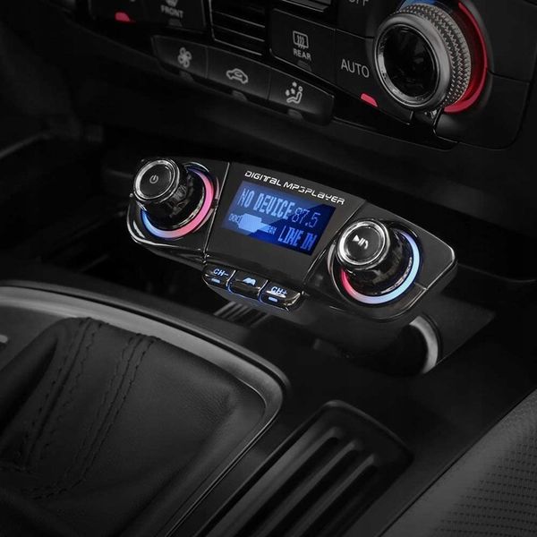 TRANSMITER FM BLUETOOTH 5.0 SD ŁADOWARKA USB LCD zdjęcie 7