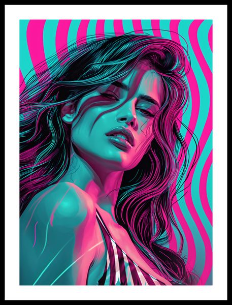 Plakat 40x55cm Neonowy Wzrok zdjęcie 3