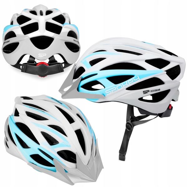 Kask rowerowy rolki skating regulowany wentylowany 55-58 deskorolke spokey zdjęcie 1