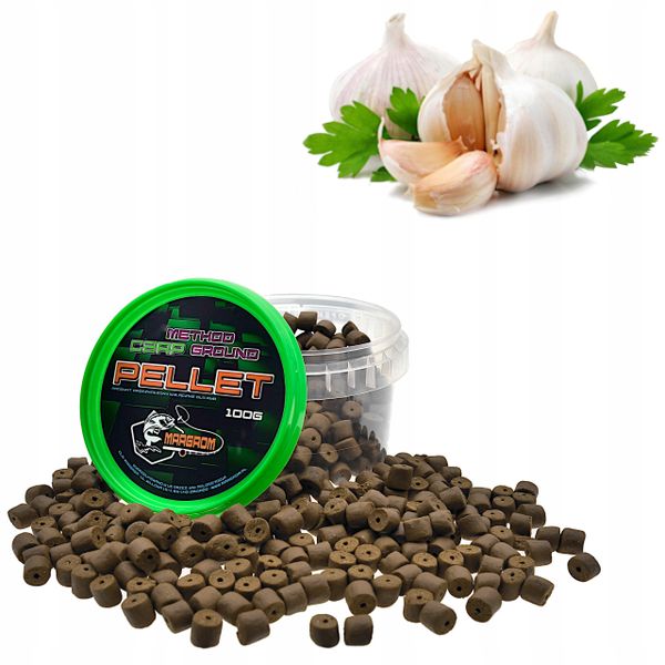 PELLET HACZYKOWY MARGROM 8mm 100g Czosnek zdjęcie 1