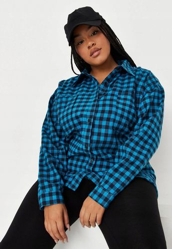 MISSGUIDED PLUS KRACIASTA KOSZULA OVERSIZE (50) na Arena.pl