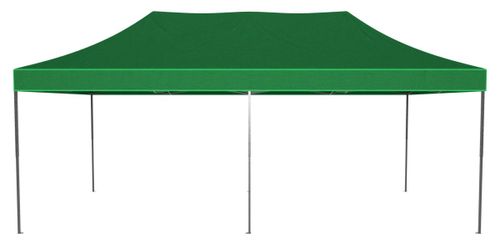 Pawilon handlowy ekspresowy - 3x6 m - 3 ściany - zielony na Arena.pl