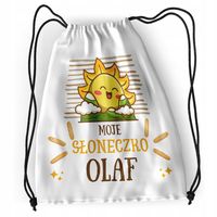 Plecak Sportowy Szkolny Dla Olafa Syna Dziecka Z Nadrukiem Ze Zdjęciem