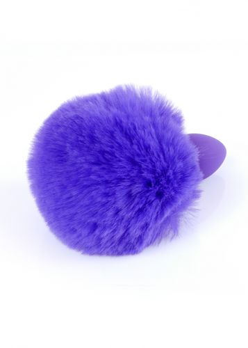 plug jewellery silicon plug   bunny tail   purple na Arena.pl