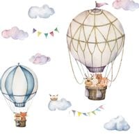Naklejki Na Ścianę Balony Szafę Meble Szybę Lustro Dla Dzieci Do Pokoju