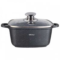 kinghoff garnek marmurowy 26cm kh-1604 5,5l