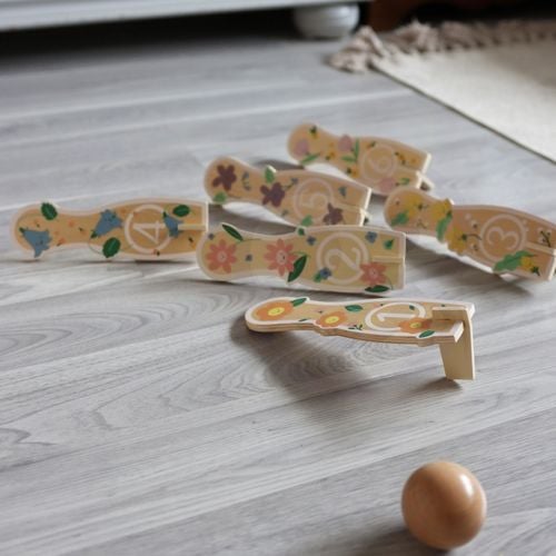 ZABAWKOWE KREGLE  DREWNIANE na Arena.pl