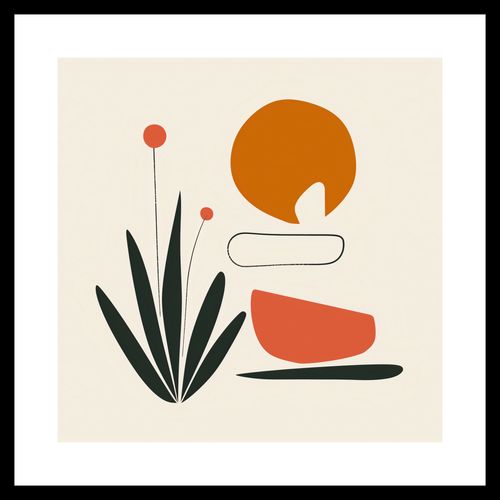 Plakat 40x40cm Abstrakcyjny Zen na Arena.pl