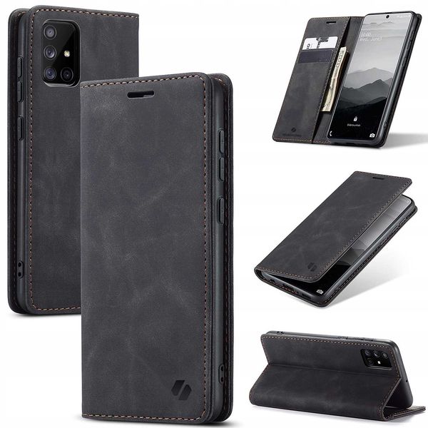Spacecase Wallet Galaxy A71 Black zdjęcie 11