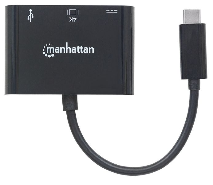 MANHATTAN MULTIPORT ADAPTER USB-C 3.1 NA HDMI/USB-A/USB-C 152037 zdjęcie 4