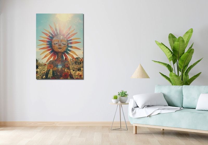 Obraz 70x100cm Słoneczna Medytacja zdjęcie 2