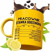 Złoty Kubek Premium Dla Pracownika Na Prezent Z Nadrukiem Ze Zdjęciem