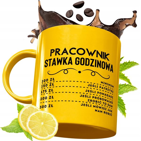 Złoty Kubek Premium Dla Pracownika Na Prezent Z Nadrukiem Ze Zdjęciem zdjęcie 1