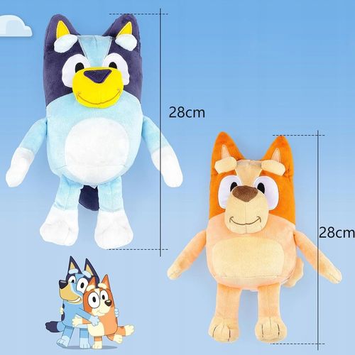 2-PAK PLUSZOWA PRZYTULANKA MIĘKKA ZABAWKA BLUEY DLA CHŁOPCÓW I DZIEWCZYNEK na Arena.pl