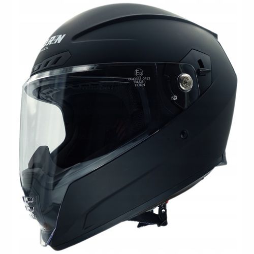 KASK MOTOCYKLOWY HORN CZARNA SZYBA I BEZBARWNA PRZYGOTOWANY POD INTERKOM XS na Arena.pl