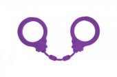 kajdanki silicone handcuffs party hard suppression purple