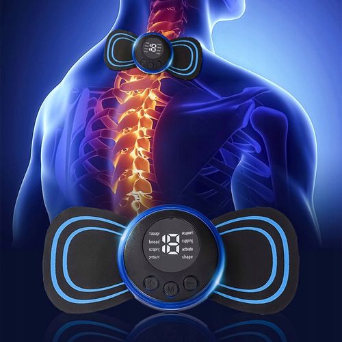 MASAŻER ELEKTROSTYMULATOR SZYI KARKU MIĘŚNI BRZUCHA EMS 8 TRYBÓW USB PILOT na Arena.pl