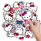 NAKLEJKI NA ZESZYT NALEPKA Z POSTACIAMI HELL.O KIT.TY KURO MI WZORY 10SZT