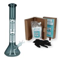 bongo legendarna 105 fajka 35,7 cm 5 mm + glass cleaner zestaw